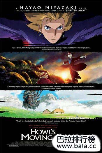 日本动漫电影排行榜前十名之哈尔得移动城堡图片