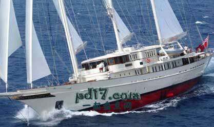 世界十大帆船游艇Top2：雅典娜