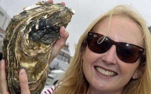 世界上最大的牡蛎，丹麦巨型牡蛎重达2公斤