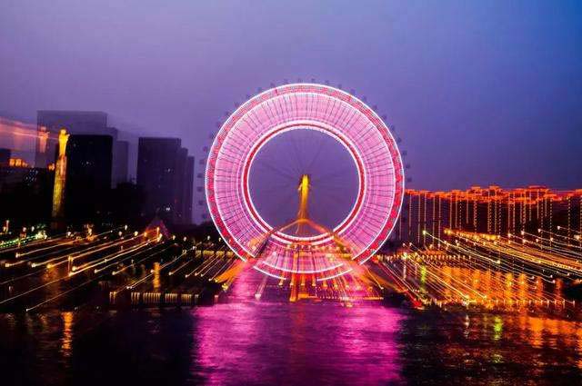 中国最高摩天轮排名前十：天津之眼垫底，第一名高168米
