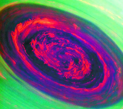 太阳系十大风暴，土星的六角风暴排在第一位