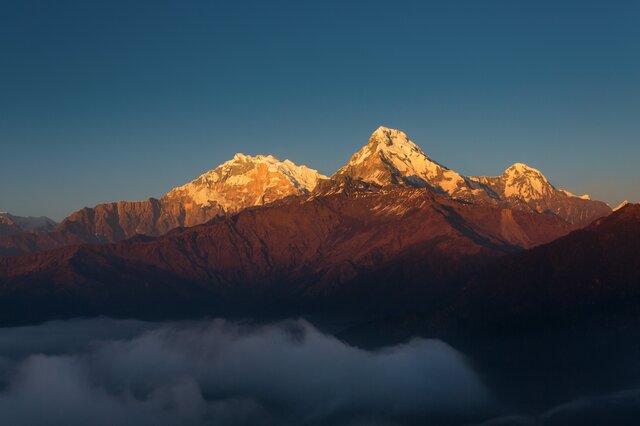 世界十大最高山峰，排第一名是珠穆朗玛峰